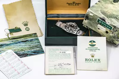 Rolex Sea Dweller 1665 MK2 Thin Case punched Papers Bahamas Full Set Double Red photo 9
