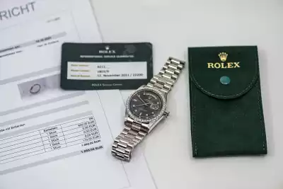 Rolex Day-Date 1803/9 Chronometer Greyhound Whitegold perfect Condition 1976 photo 12
