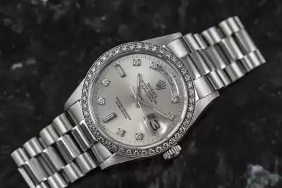 Rolex Day-Date 18046 Chronometer Platinum perfect Condition 1988 photo 10