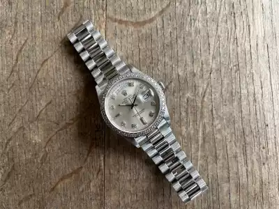 Rolex Day-Date 18046 Chronometer Platinum perfect Condition 1988 photo 18